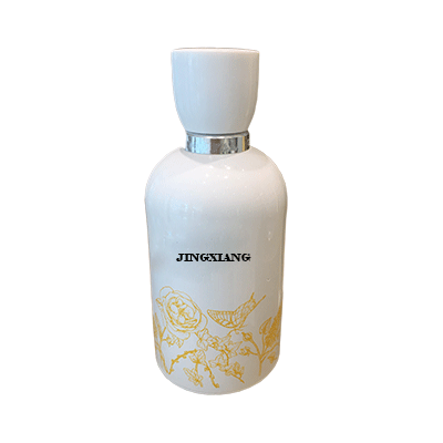 Newest 100 ml Cylinder White Glass Polish Perfume Bottles