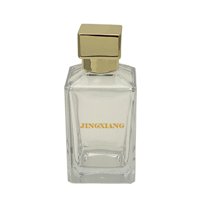 Customized 100 ml Square Polish Glass Perfume Bottles