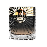 Luxurious 50ml Zamac Glass Perfume Bottles Caps