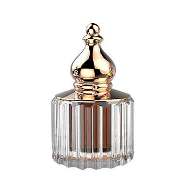 Luxurious 3ml K9 Crystal Perfume oil Bottles Zamac Cap