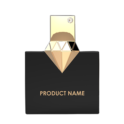 Crimping Gold Plating Zamac Perfume Covers Customize
